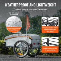 VEVOR Waterproof 20" Bike Cargo Trailer - The Wright Bikes