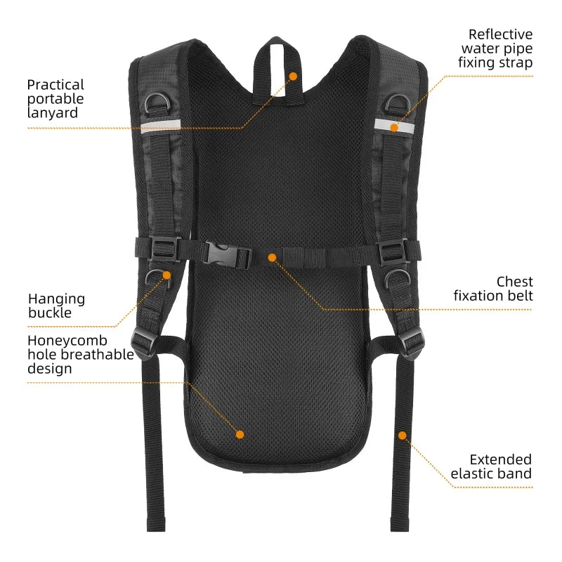 WEST BIKING 7L Sports Backpack w/1.5L Water Bladder - The Wright Bikes