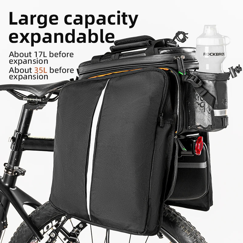 ROCKBROS A - Series Rear Rack Bicycle Carrier/Travel Bags - The Wright Bikes