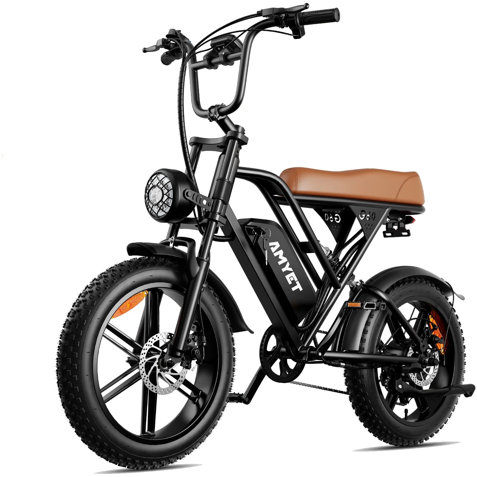 AMYET V9 - G60 1000W 20 - Inch Fat Tire Mountain E - Bike - The Wright Bikes