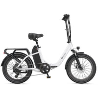 Bicicleta eléctrica de ciudad plegable de neumáticos anchos DYU C9 1000W 20 pulgadas