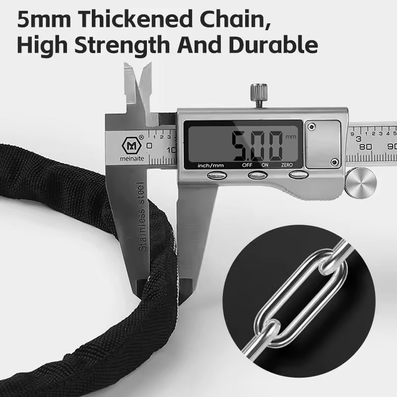 WEST BIKING Anti-Theft Bicycle Chain Lock