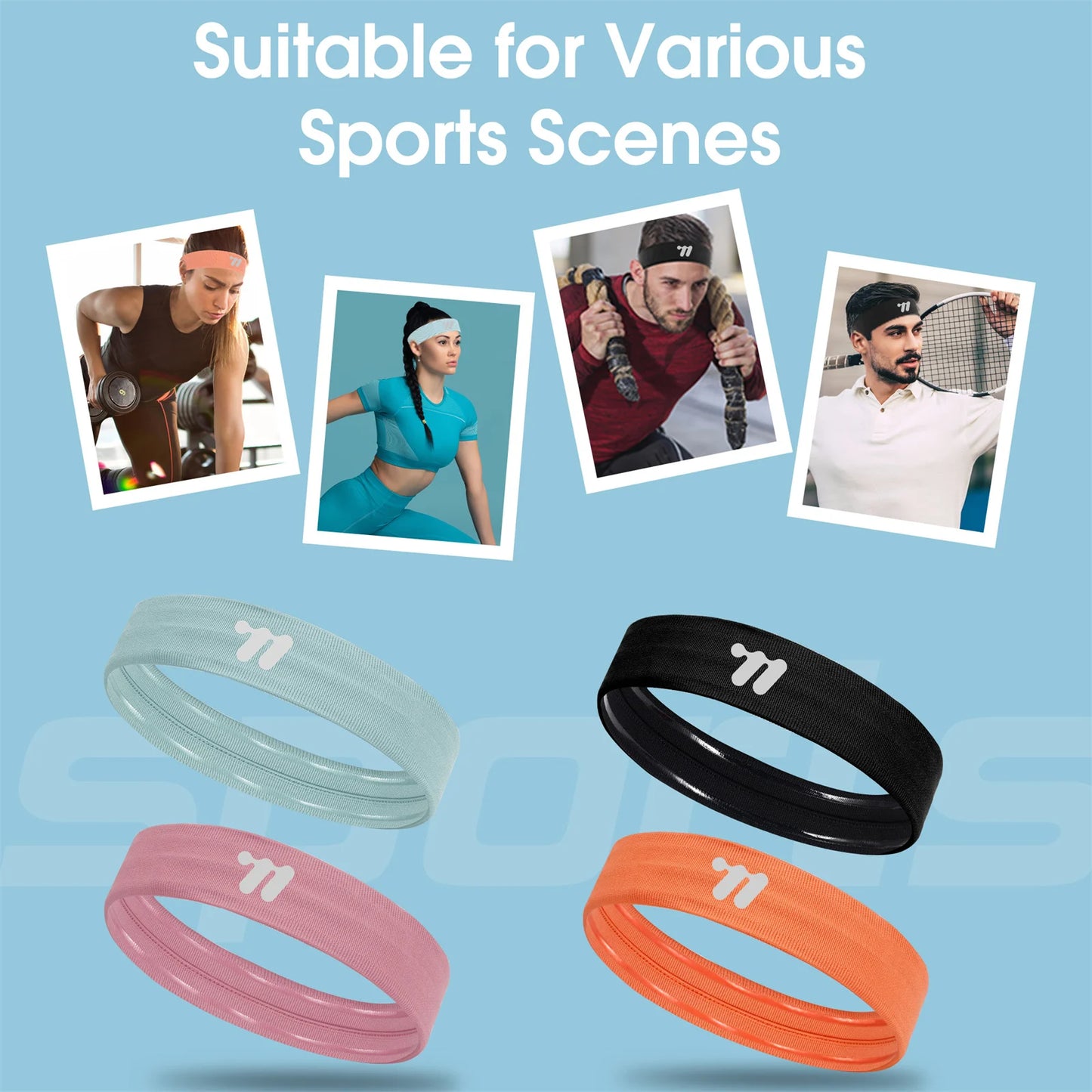 WEST BIKING Breathable Moisture - Wicking Sports Sweatband - The Wright Bikes