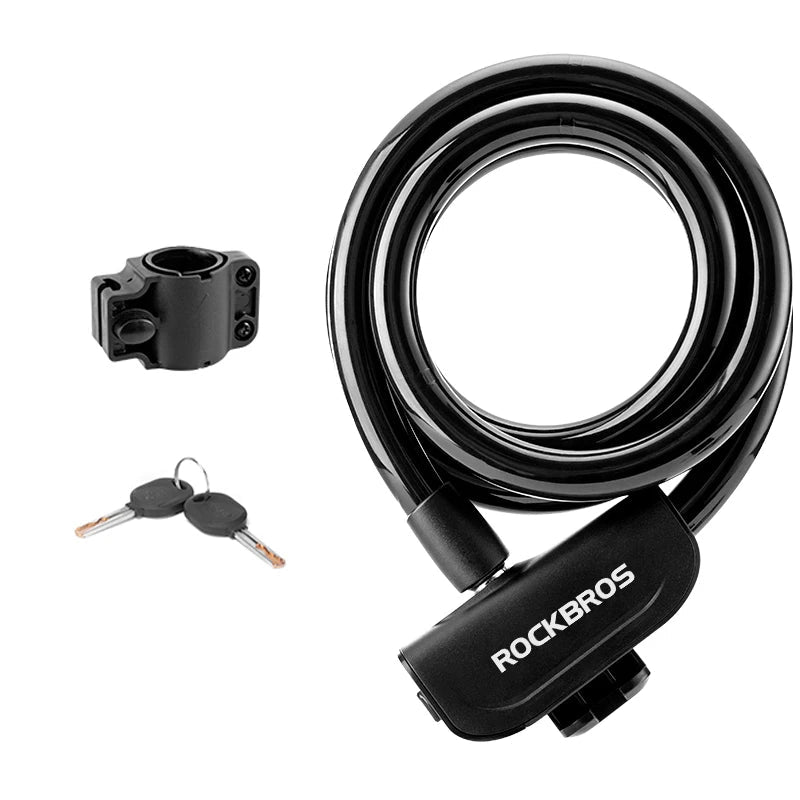 ROCKBROS Anti - Theft Portable Bicycle Cable Lock - The Wright Bikes