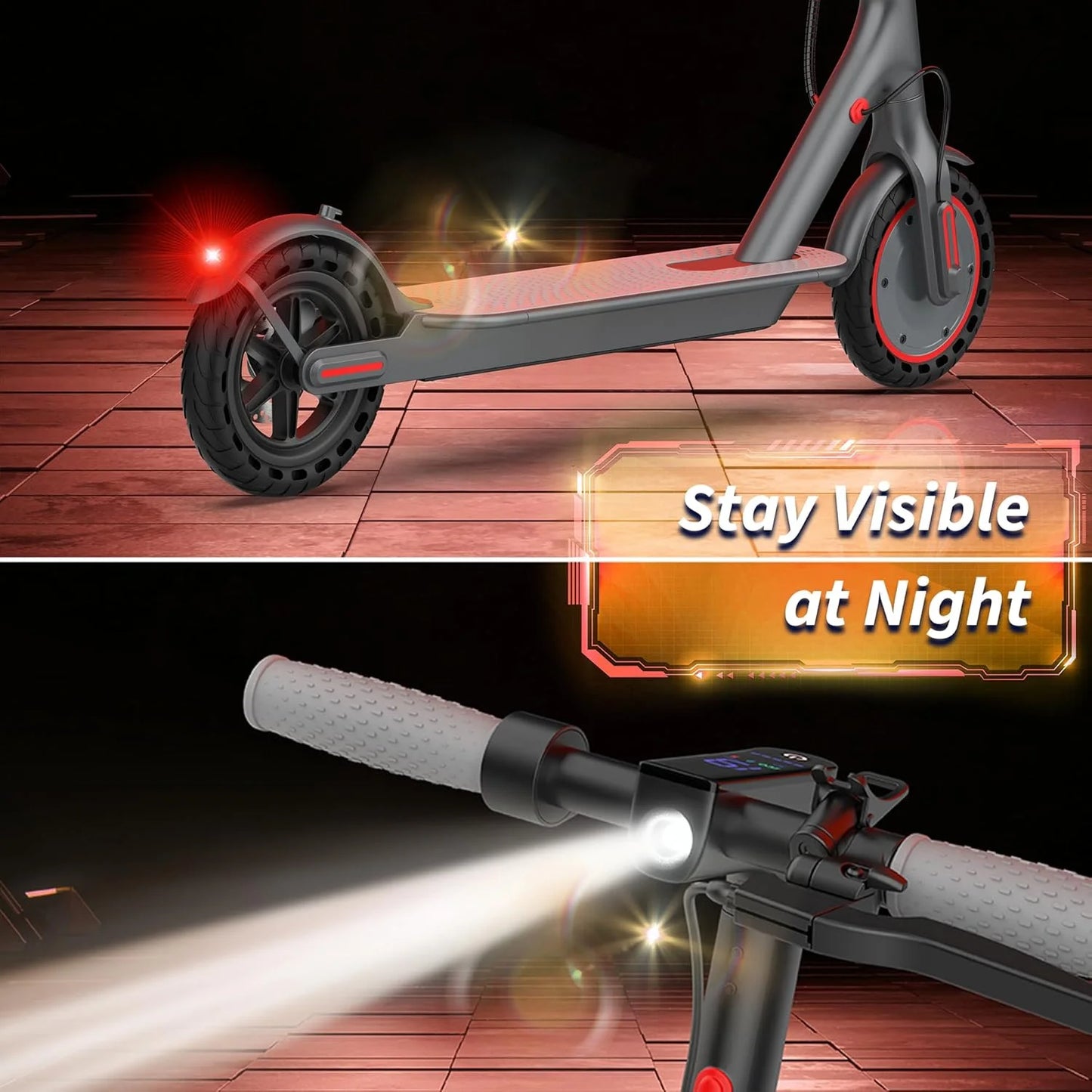 AOVOPRO ES80 350W 10.5Ah 19MPH Electric Scooter