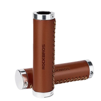 ROCKBROS Premium Leather Bicycle Handlebar Grip