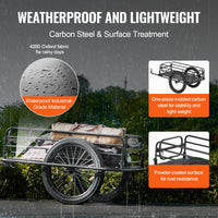 VEVOR High - Capacity 20" Bike Cargo Trailer - The Wright Bikes