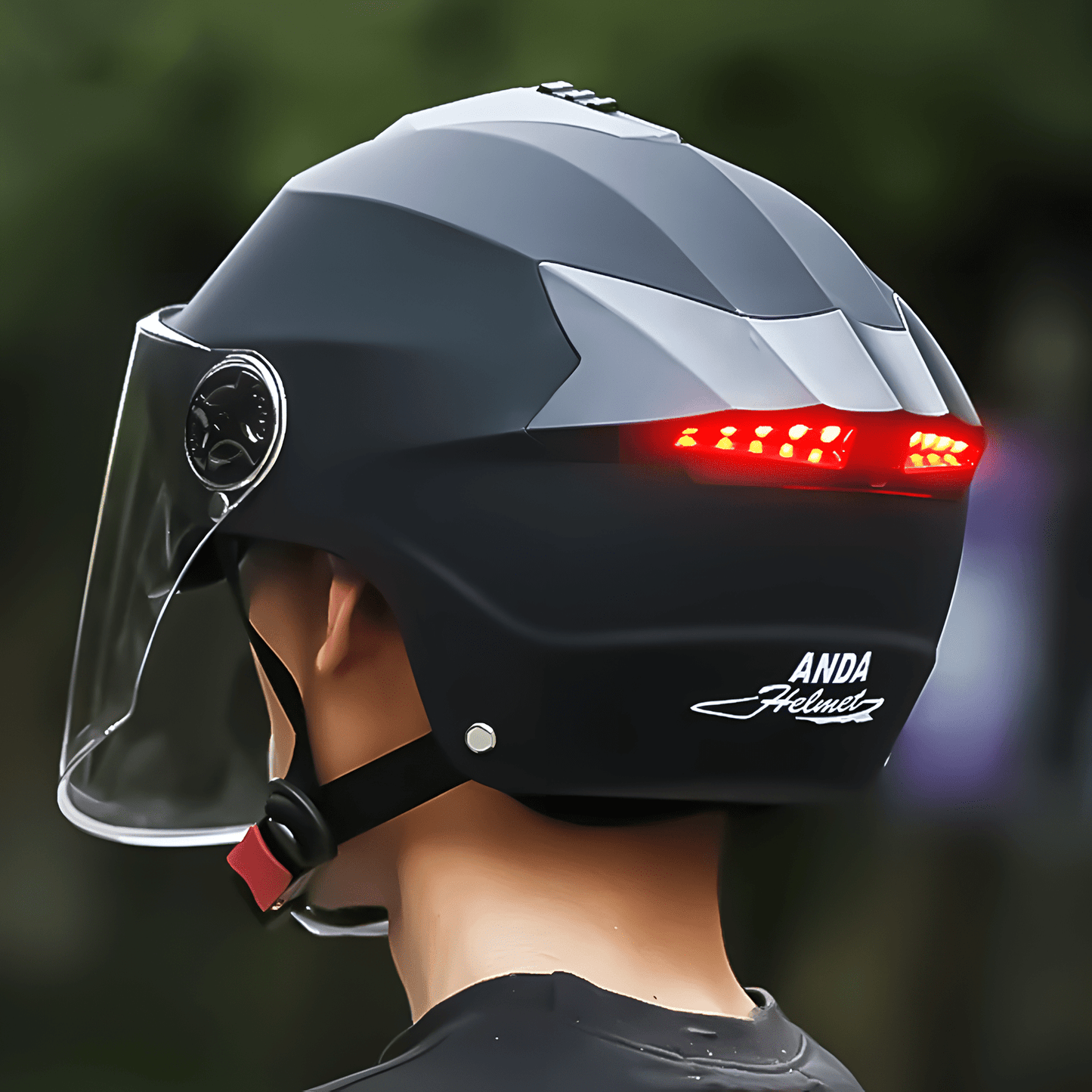 Universal E - Bike/Motorcycle Double Visor Helmet - The Wright Bikes