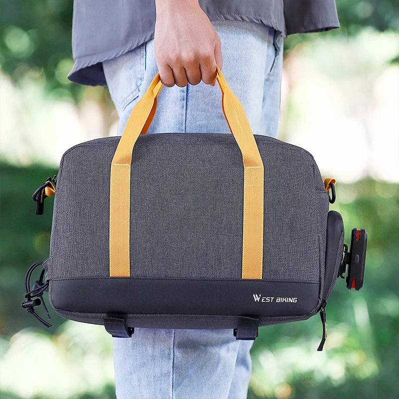 WEST BIKING 8.3L Large Capacity Bicycle Trunk Handbag - The Wright Bikes