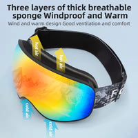 ROCKBROS Anti-Fog Winter Eyewear Goggles