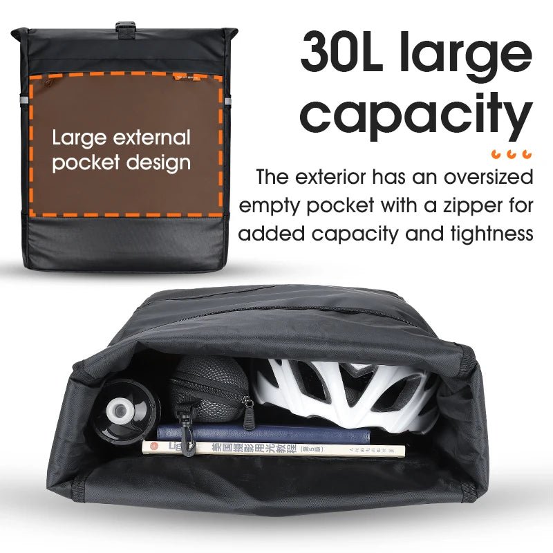 WEST BIKING 30L Large Capacity Bicycle Luggage Carrier - The Wright Bikes