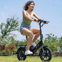 DYU C3 500W 14" Folding Electric City Bike - The Wright Bikes