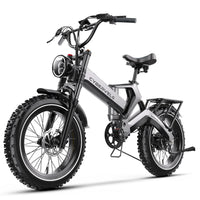 CYBERVELO EK6 2000W 8 - Speed Fat Tire Folding E - Bike - The Wright Bikes