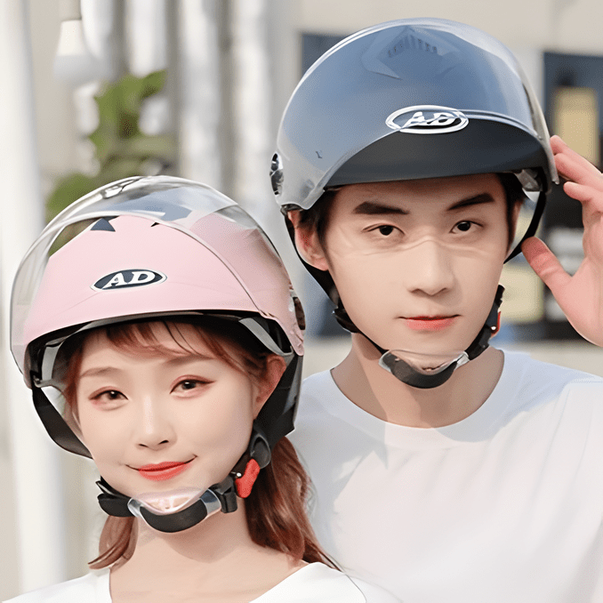 Universal E - Bike/Motorcycle Double Visor Helmet - The Wright Bikes