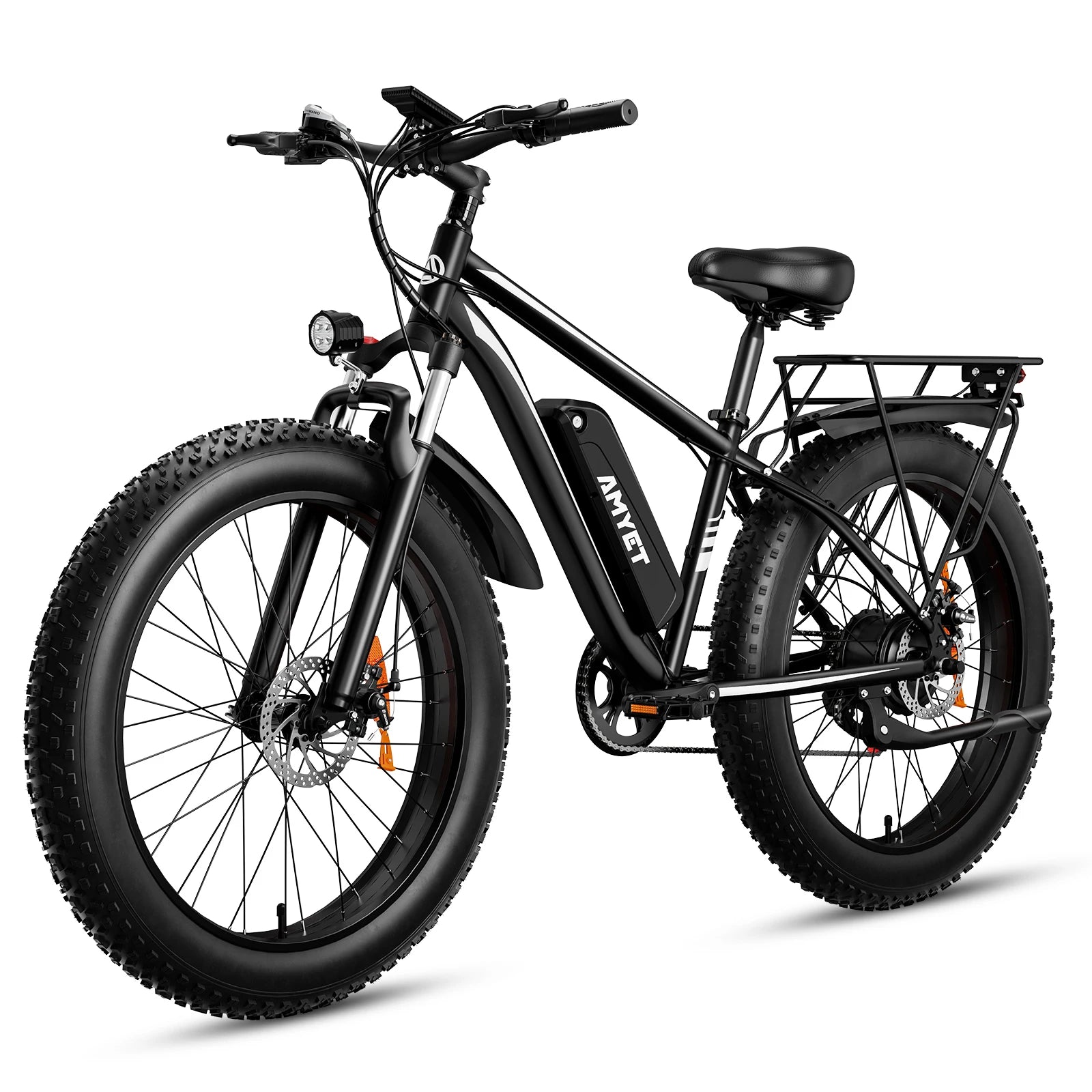 AMYET EB26 1000W 26 - Inch Fat Tire Mountain E - Bike - The Wright Bikes