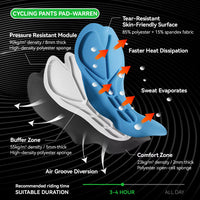 ROCKBROS MTB Shockproof Summer Cycling Shorts