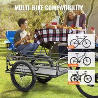 VEVOR High - Capacity 20" Bike Cargo Trailer - The Wright Bikes