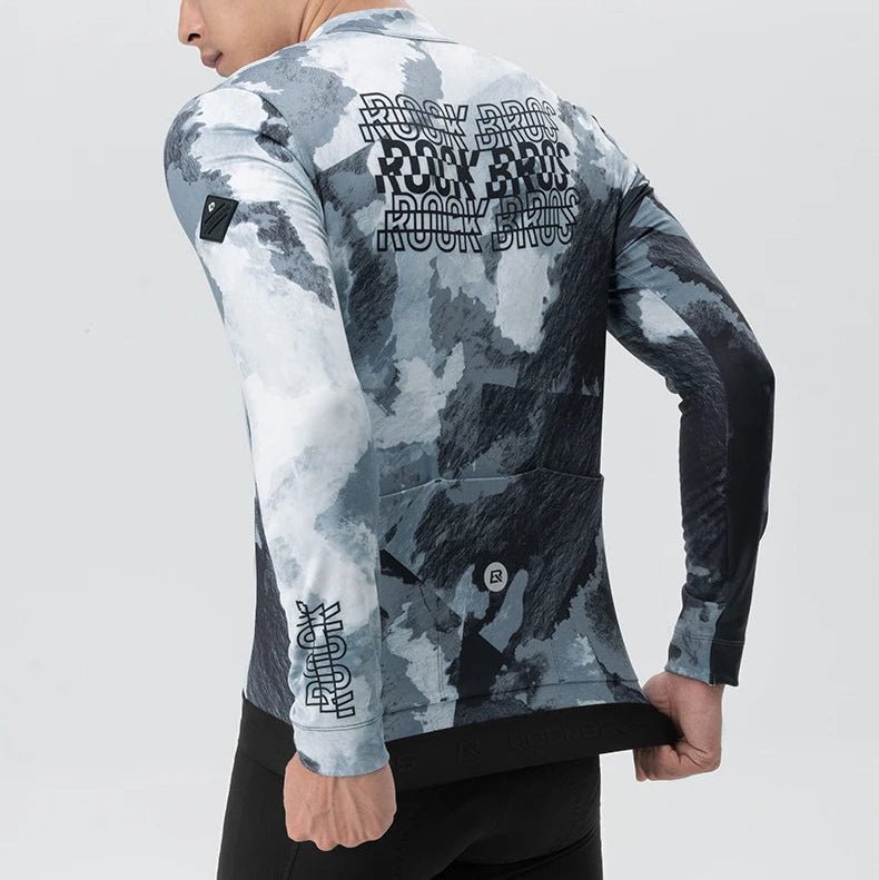 ROCKBROS Autumn Winter Long Sleeve Cycling Jersey - The Wright Bikes