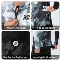 ROCKBROS Autumn Winter Long Sleeve Cycling Jersey