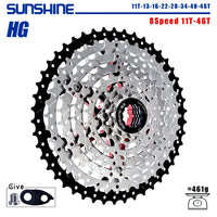 SUNSHINE Bicycle Cassette 8/9/10/11/12Speed Freewheel HG Structure Sprocket 32/36T/40T/42T/46T/50T/52T Flywheel For SHIMANO/SRAM - The Wright Bikes