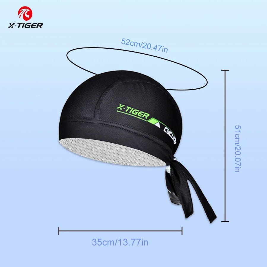 X - TIGER Men's Cycling Sports Bandana Cap - The Wright Bikes