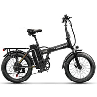 CYBERVELO EK4 1000W 7 - Speed Fat Tire Folding E - Bike - The Wright Bikes