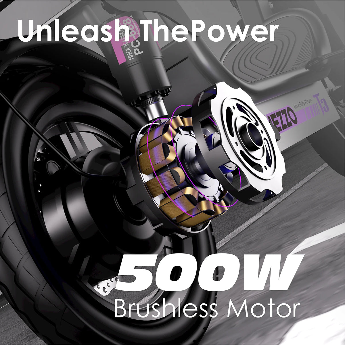 HEZZO T3 500W 15AH 32MPH Electric Scooter W/Basket - The Wright Bikes
