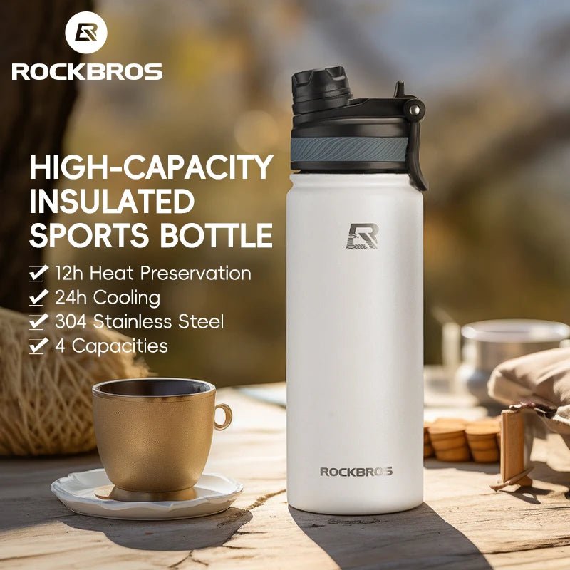 ROCKBROS 1L Insulated Sports Water Bottle - The Wright Bikes