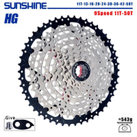 SUNSHINE Bicycle Cassette 8/9/10/11/12Speed Freewheel HG Structure Sprocket 32/36T/40T/42T/46T/50T/52T Flywheel For SHIMANO/SRAM - The Wright Bikes