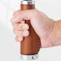 ROCKBROS Premium Leather Bicycle Handlebar Grip