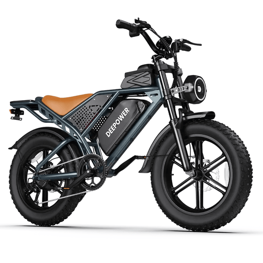 DEEPOWER S7 - Pro 1500W 7 - Speed Fat Tire Mountain E - Bike - The Wright Bikes