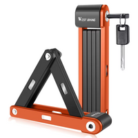 WEST BIKING Anti-Theft Portable Bicycle Folding Lock