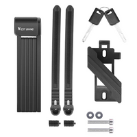 WEST BIKING Anti-Theft Portable Bicycle Folding Lock