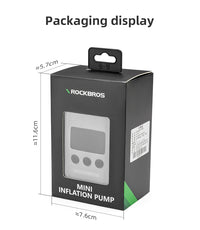 ROCKBROS 150 PSI Portable Pocket Bike Electric Air Pump image 11