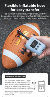 ROCKBROS 150 PSI Portable Pocket Bike Electric Air Pump image 5