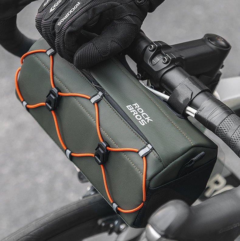 ROCKBROS Bicycle Front Tube Bag 2.2L Capacity Handlebar Bag - The Wright Bikes