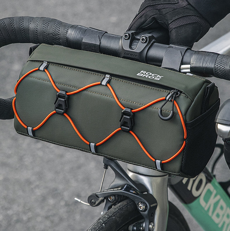 ROCKBROS Bicycle Front Tube Bag 2.2L Capacity Handlebar Bag image 11