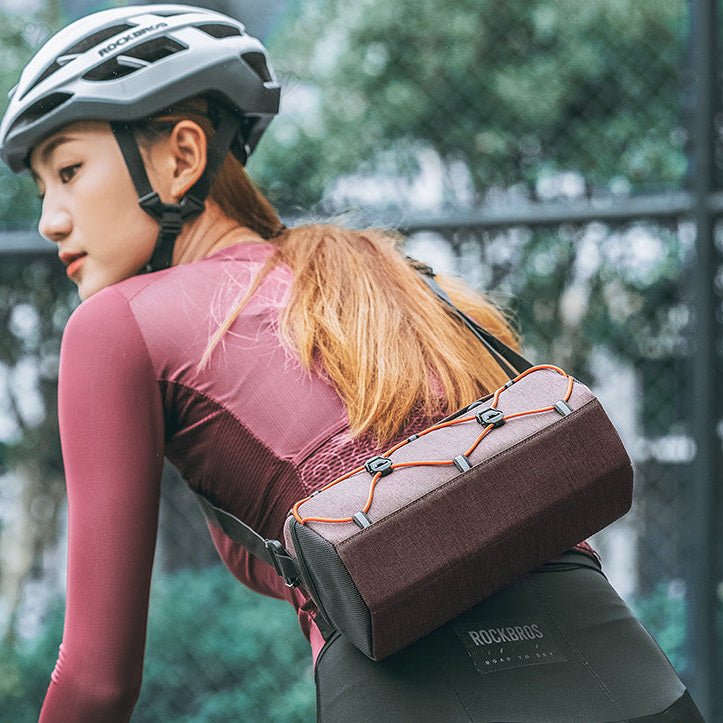 ROCKBROS Bicycle Front Tube Bag 2.2L Capacity Handlebar Bag - The Wright Bikes