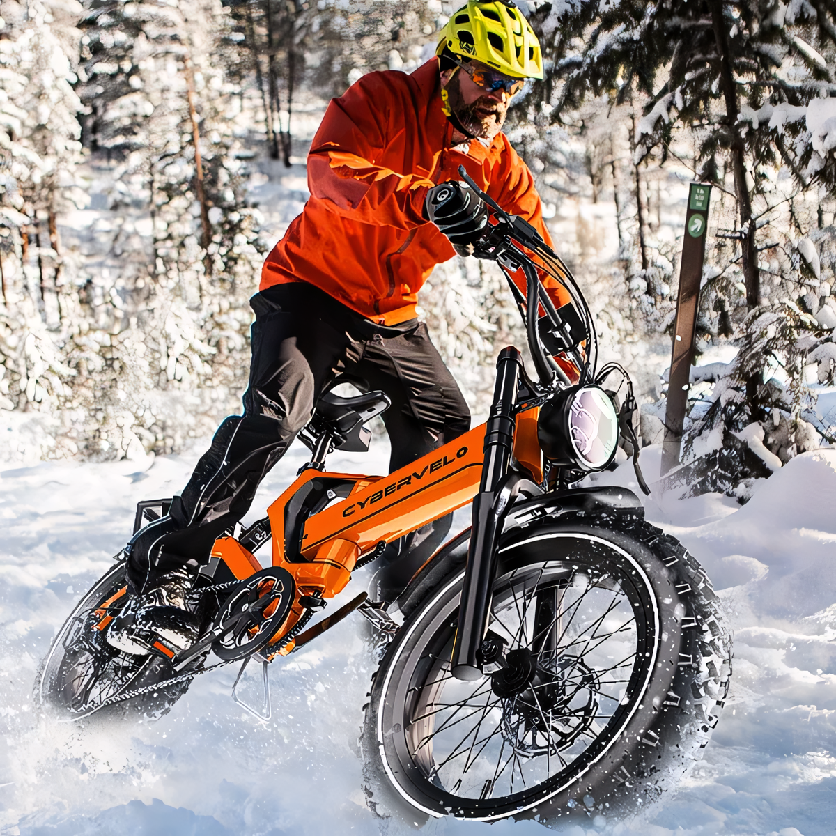 CYBERVELO EK6 2000W 8-Speed Fat Tire Folding E-Bike