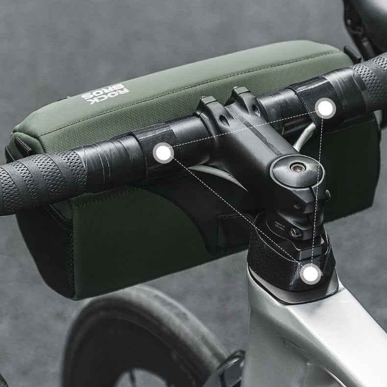 ROCKBROS Bicycle Front Tube Bag 2.2L Capacity Handlebar Bag image 14