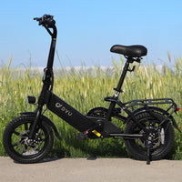 DYU C3 500W 14" Folding Electric City Bike - The Wright Bikes