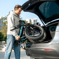 Bicicleta eléctrica de ciudad plegable de neumáticos anchos DYU C9 1000W 20 pulgadas